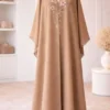 Luxury kaftan abaya with elegant handcrafted details