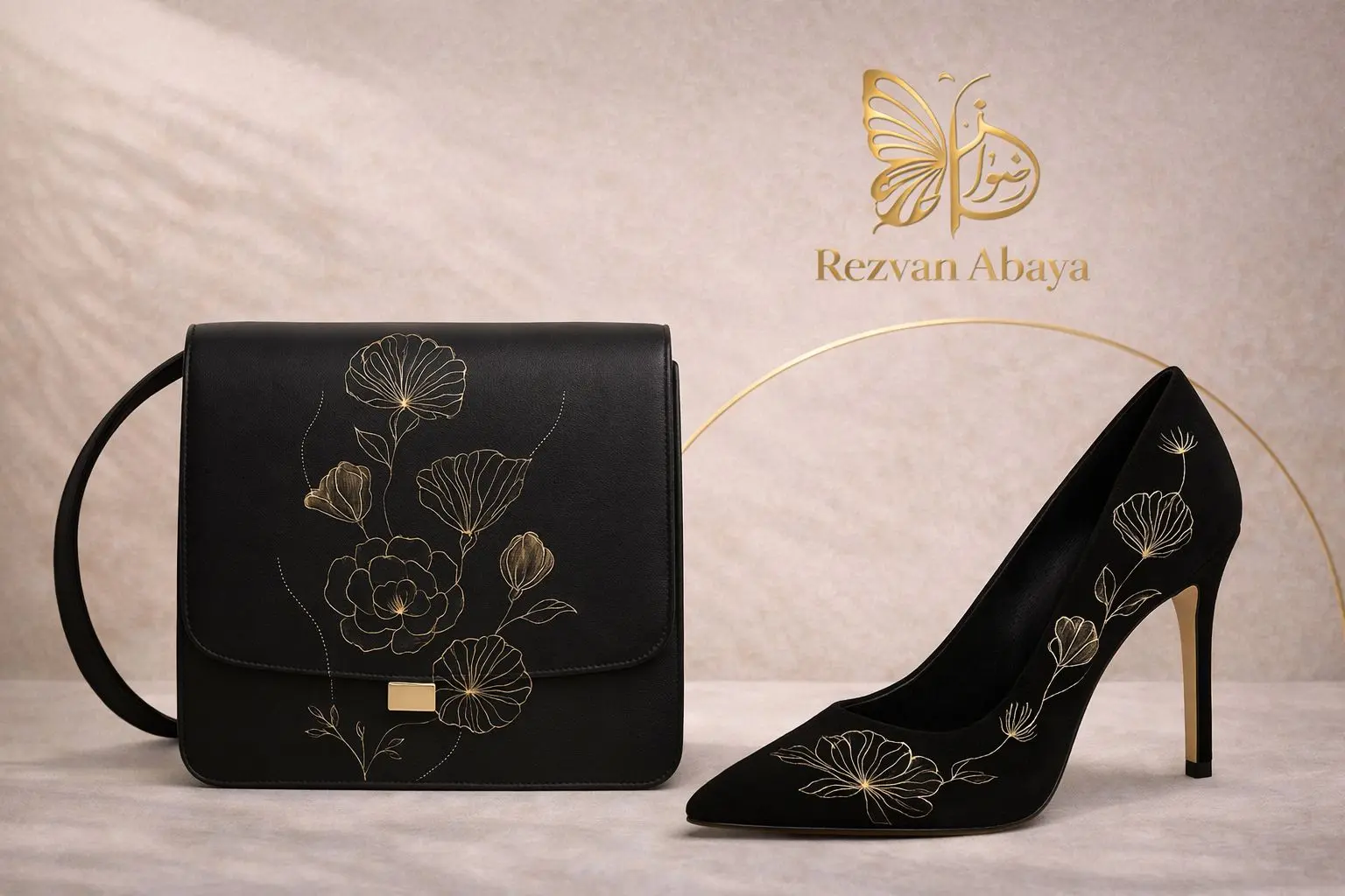 Luxury couture heels set with elegant handcrafted design