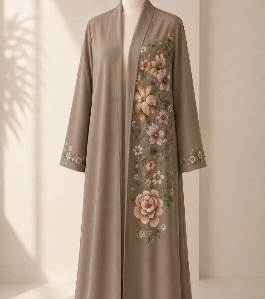 Whispering Bloom Abaya