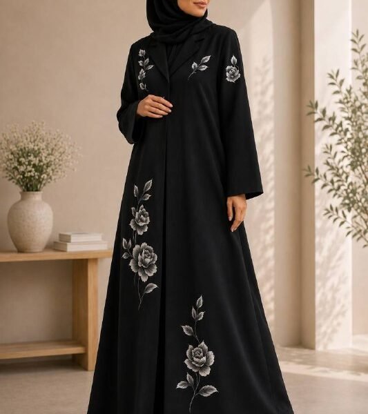 Moonlight Bloom Abaya