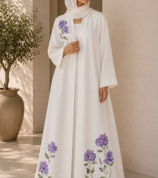 Lavender Whisper Abaya