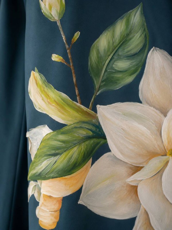 Azure Magnolia Abaya - Image 3