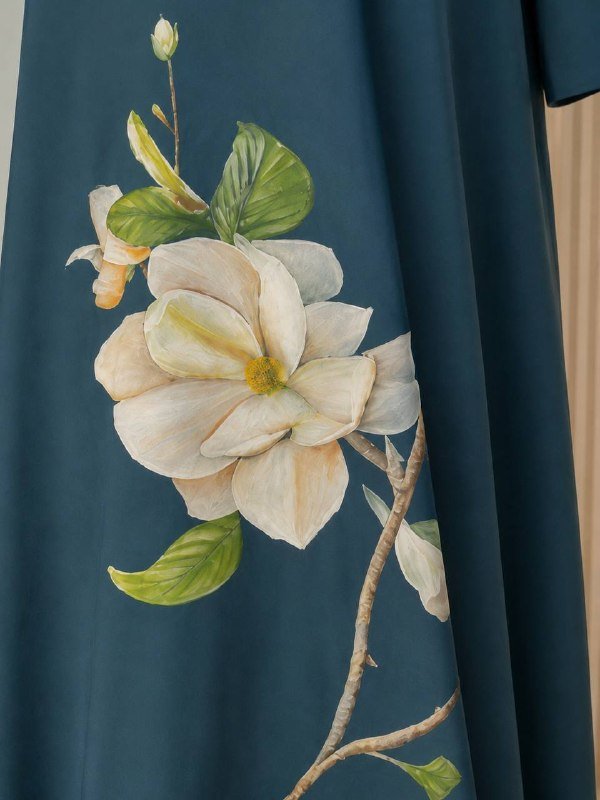 Azure Magnolia Abaya - Image 2