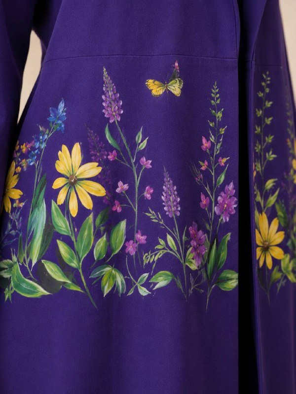 Violet Meadow Abaya - Image 4