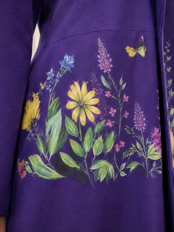 Violet Meadow Abaya - Image 3