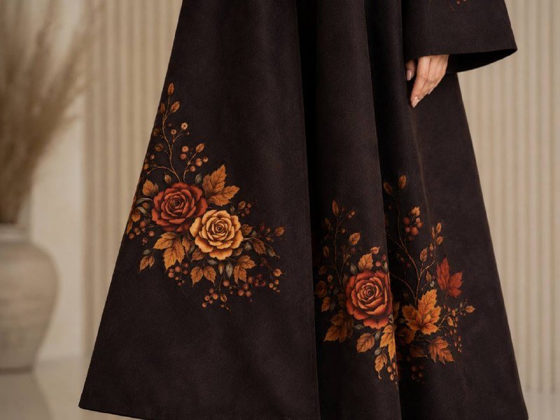 Autumn Rose Abaya - Image 3