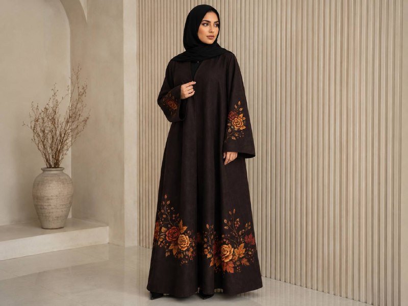 Autumn Rose Abaya