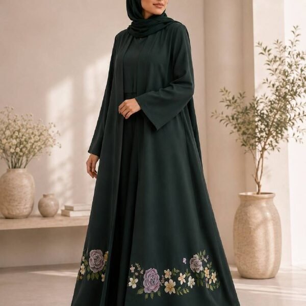 Forest Bloom Abaya