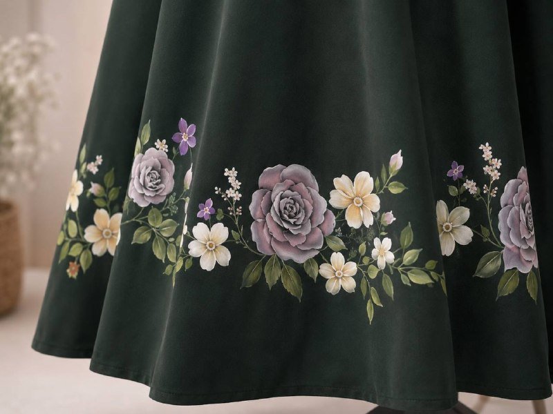 Forest Bloom Abaya - Image 2