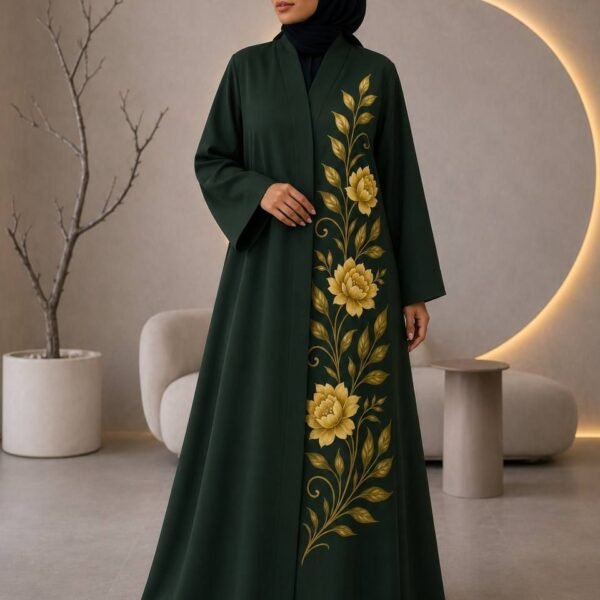 Golden Vine Abaya