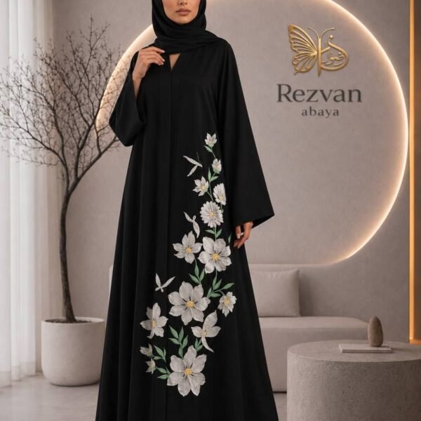 Pearl Blossom Abaya