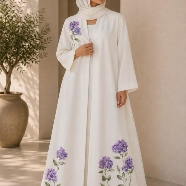 Lavender Whisper Abaya