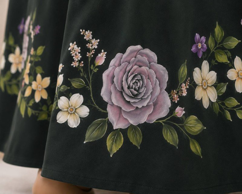 Forest Bloom Abaya - Image 3