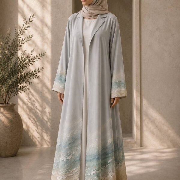 Ocean Whisper Abaya