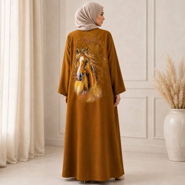 Golden Equestrian Abaya