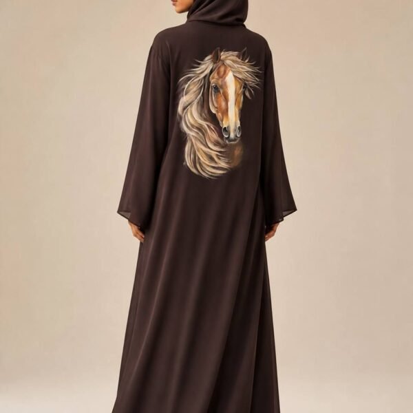 Golden Mane Horse Abaya
