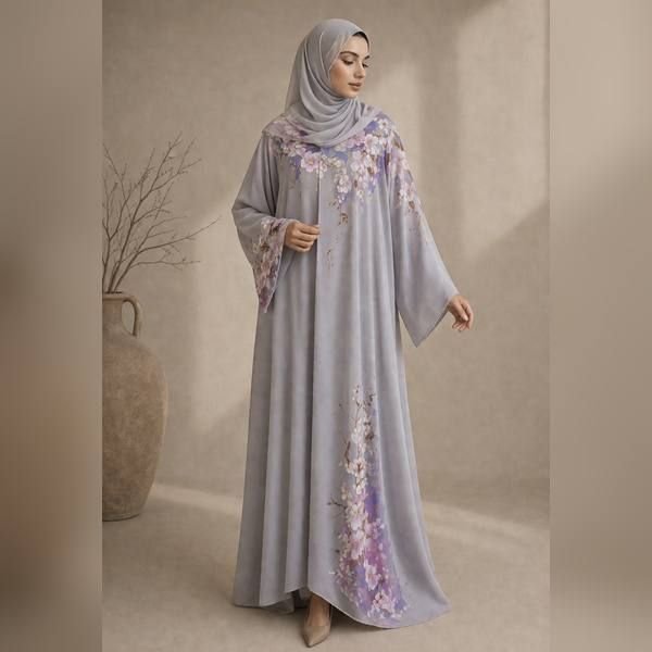 Lilac Blossom Abaya