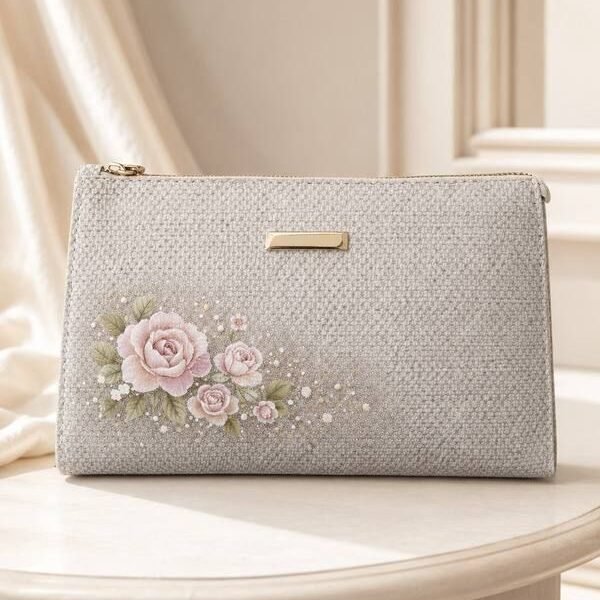 Pearl Rose Clutch